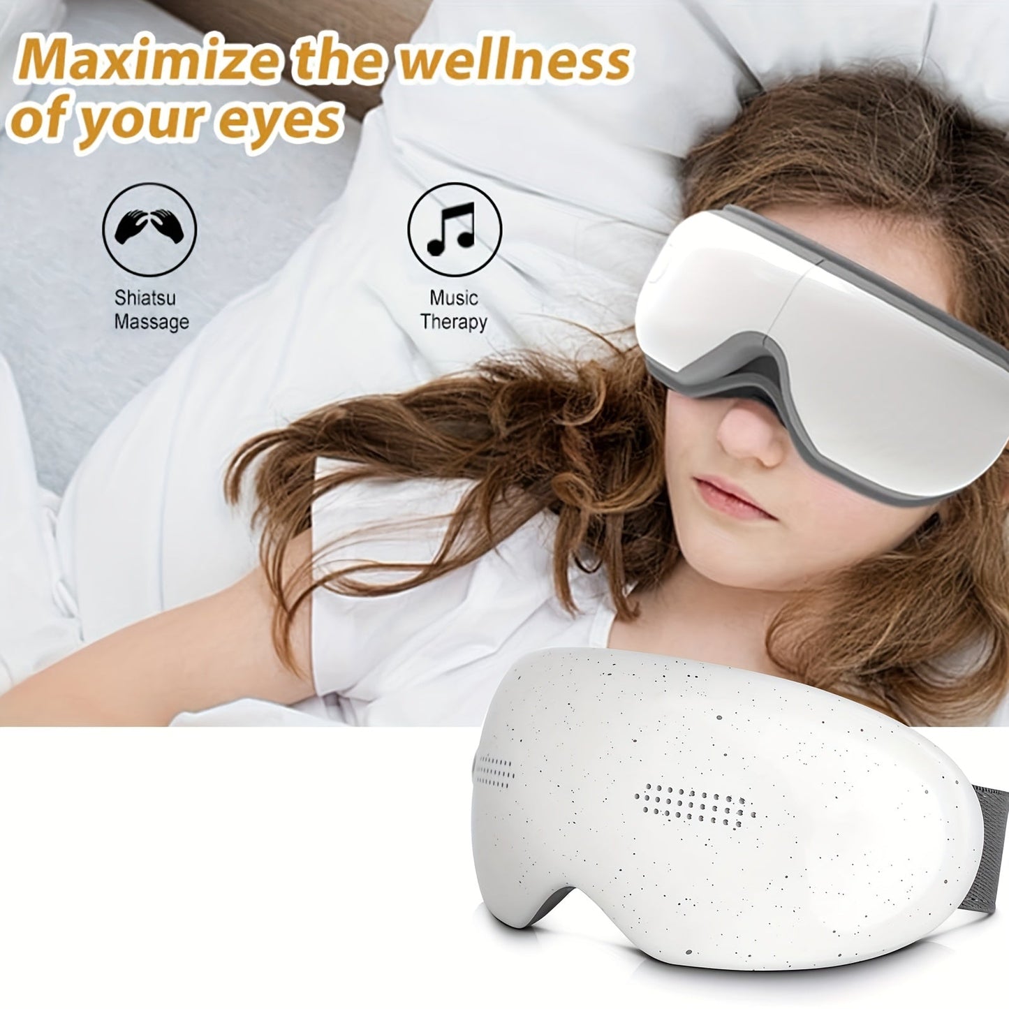 Hot Eye Massager - Music Eye Mask No Electricity For Home