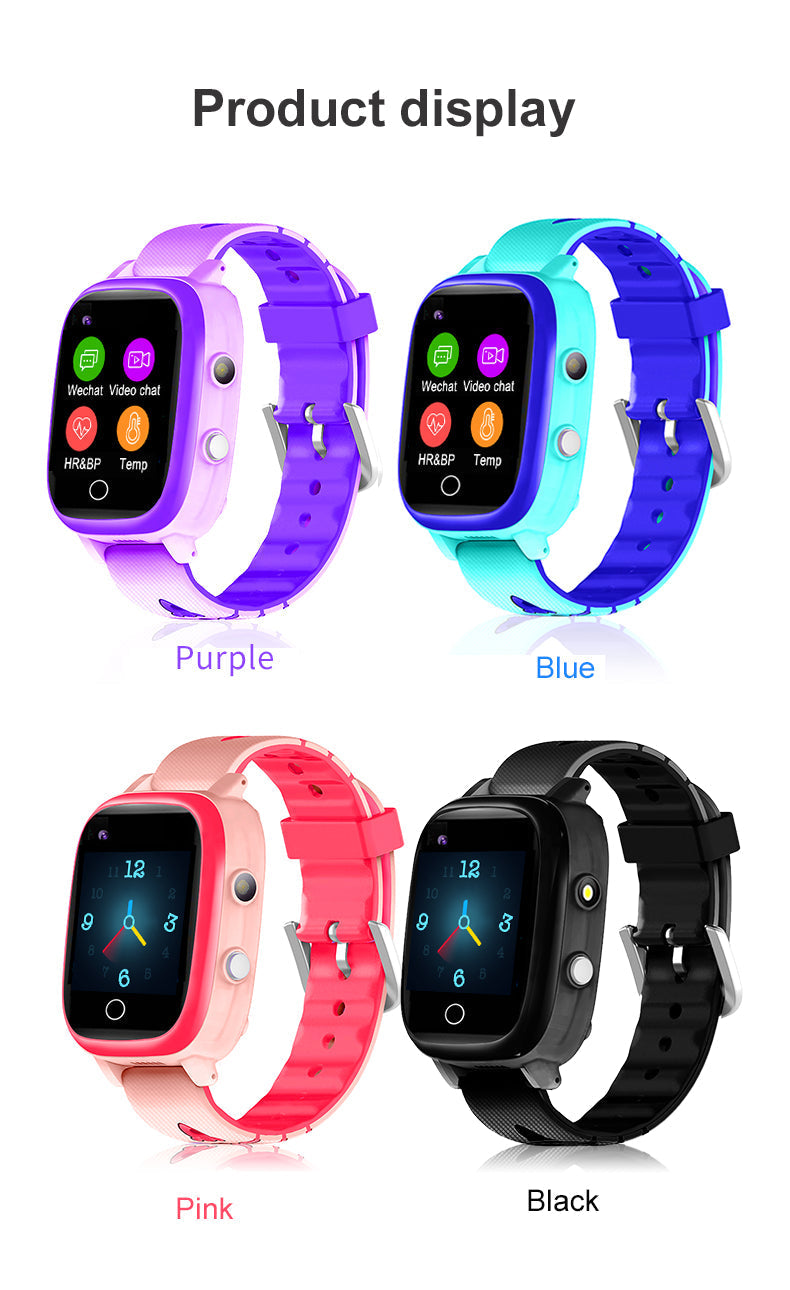 4G Kids GPS Smartwatch Phone - Pink