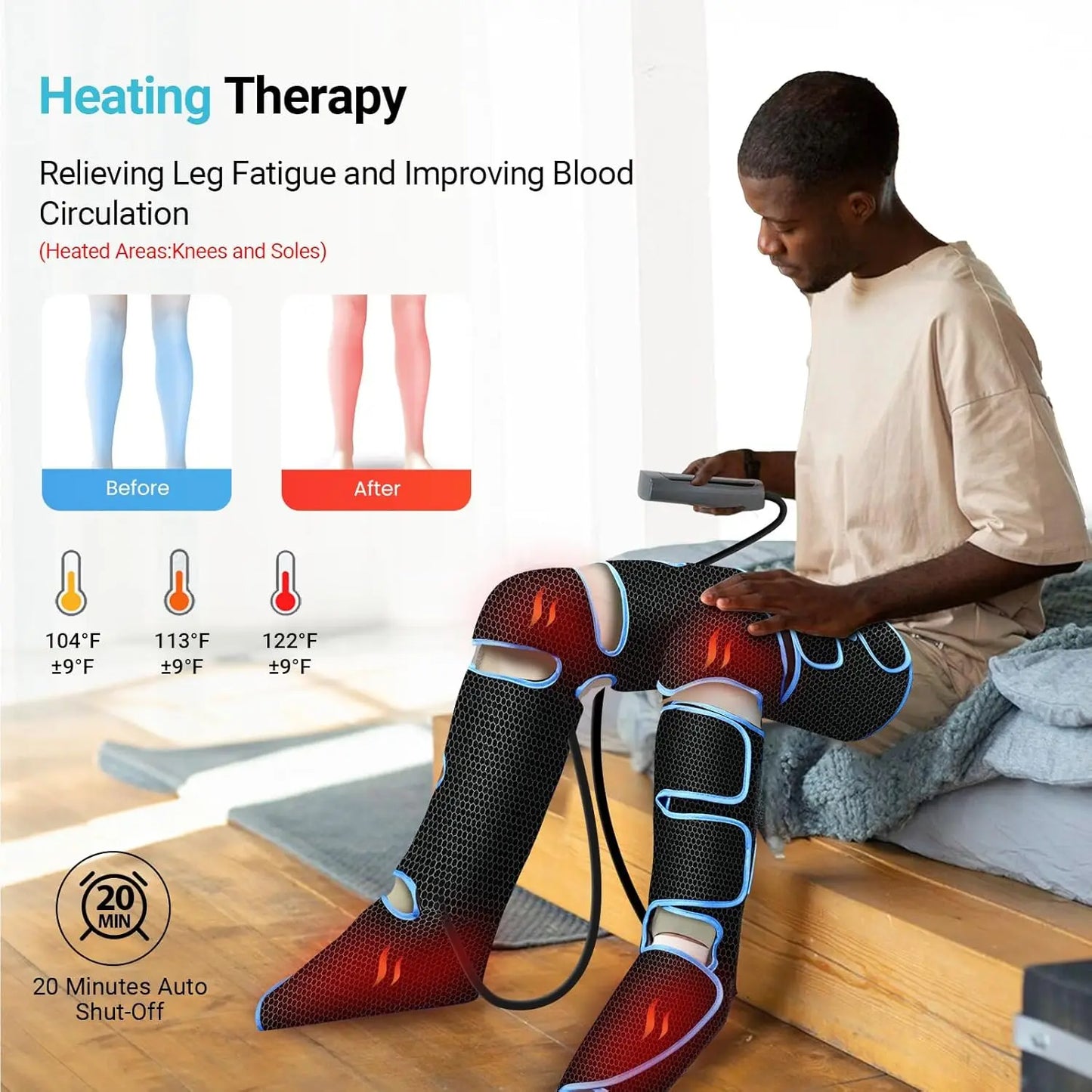 KO Electric Leg Muscle Relaxor ALC480 – Six Massage Modes