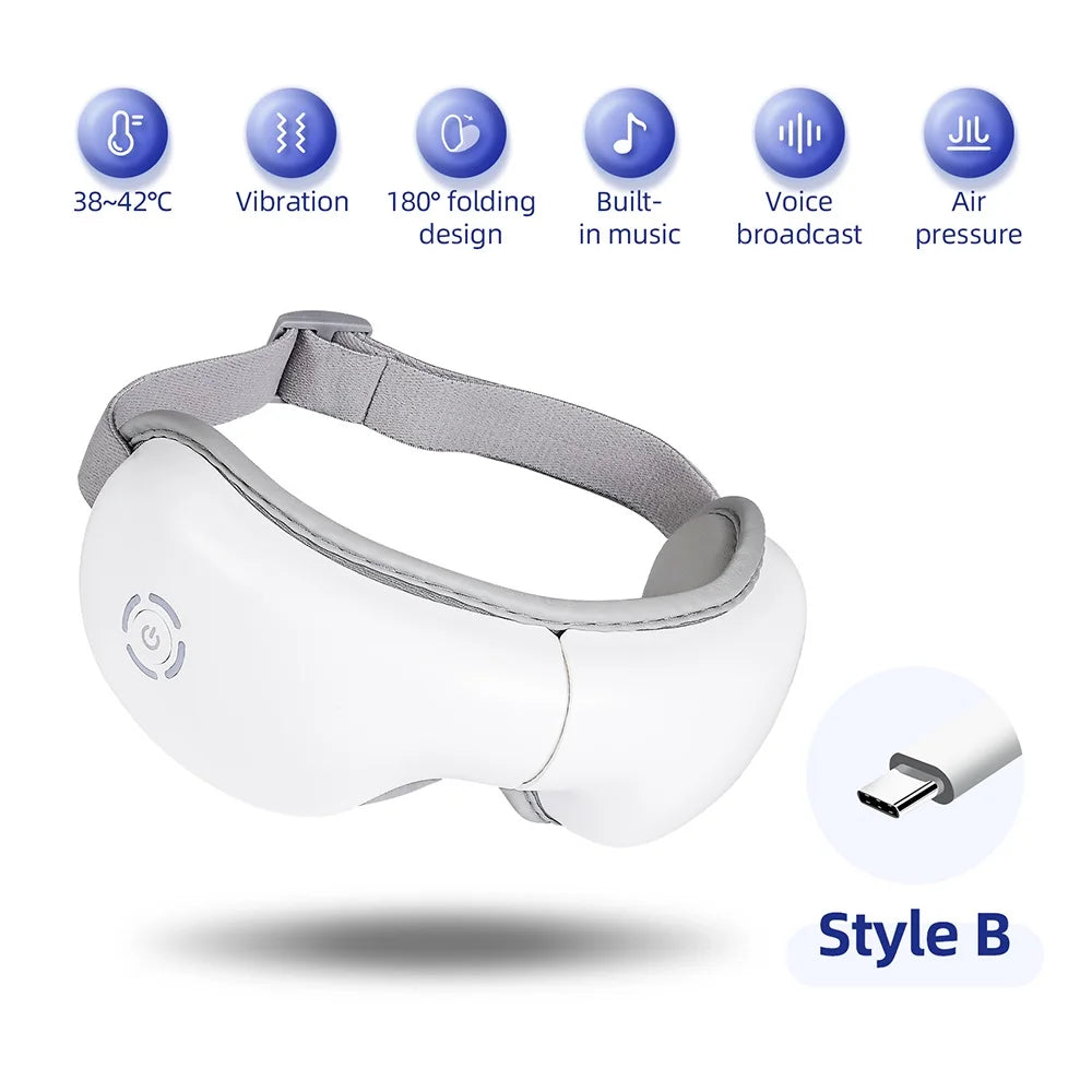 Air Pressure Vibration Eye Massager – Effective Eye Fatigue Relief