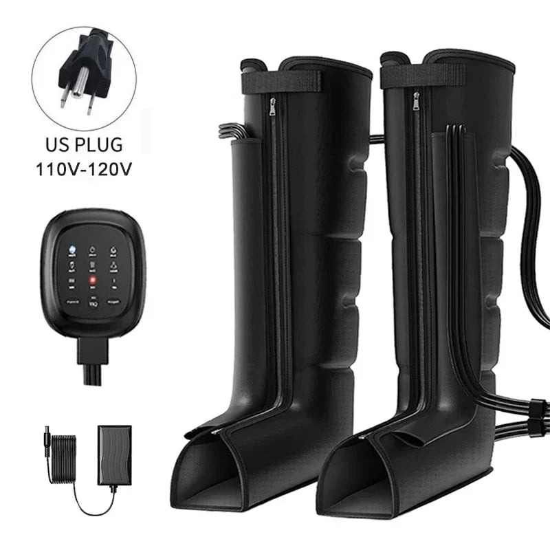 Leg Massager Machine Air Pressure Wraps – Shiatsu Kneading