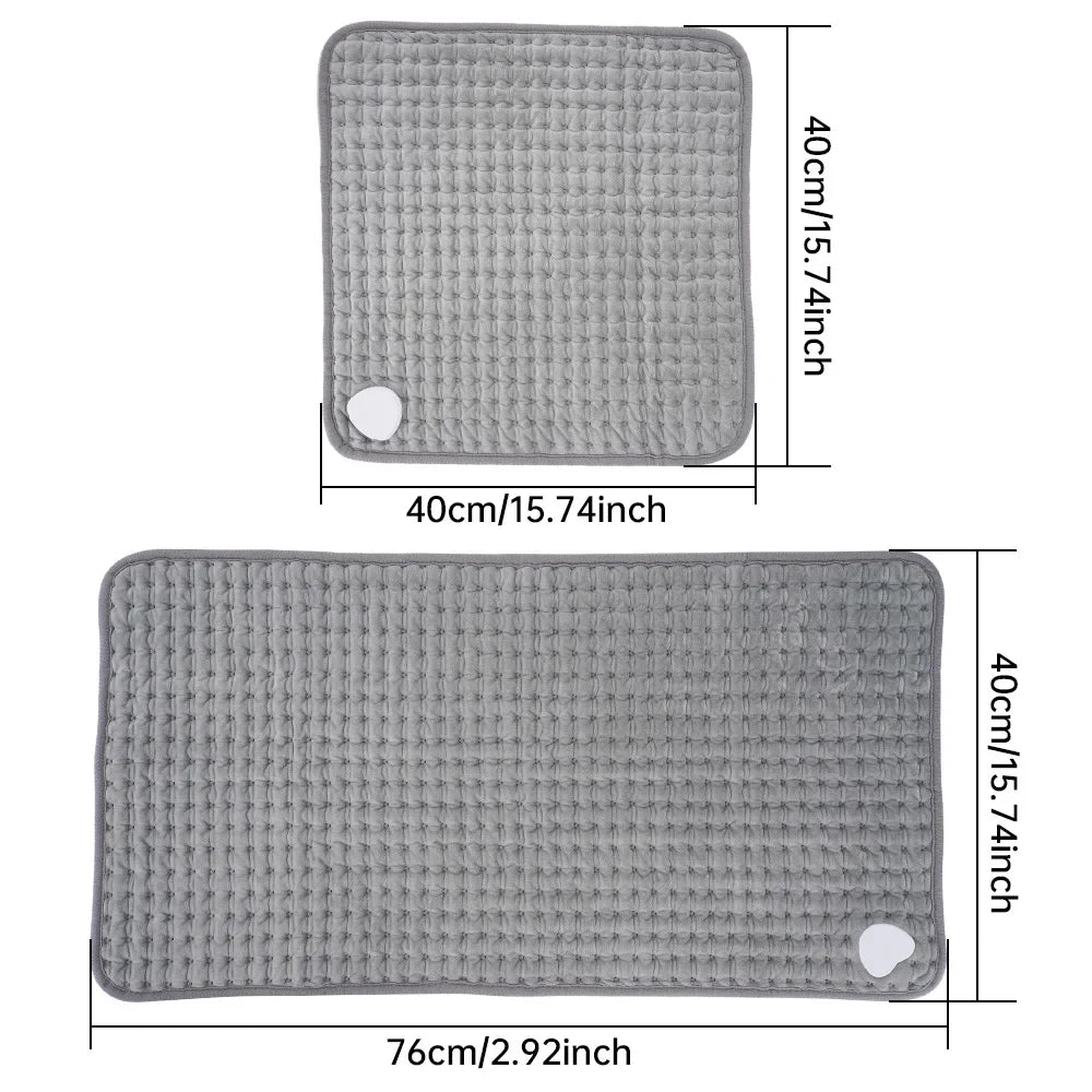 40x76cm Electric Heating Pad Massager – Lumbar Pain Relief