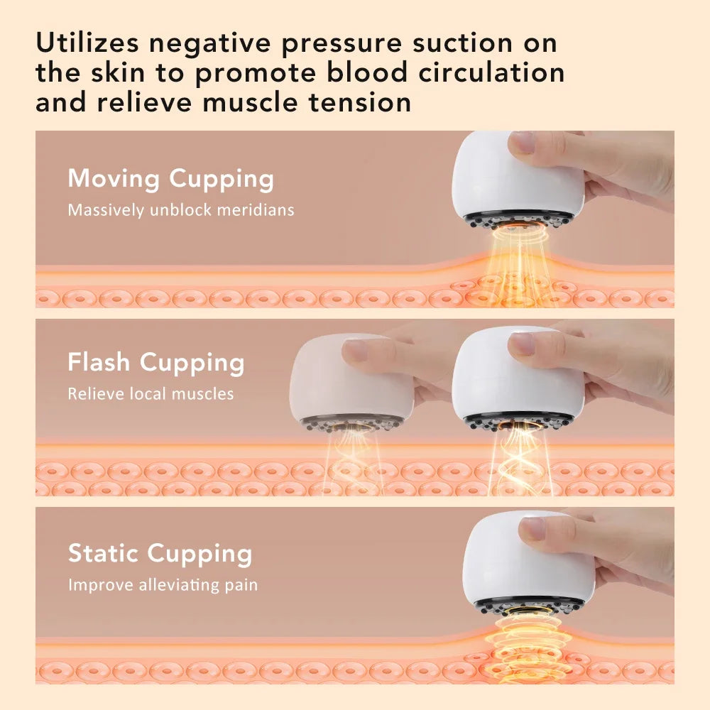 Hailicare 9 Levels Cupping Massager – Red Light Therapy