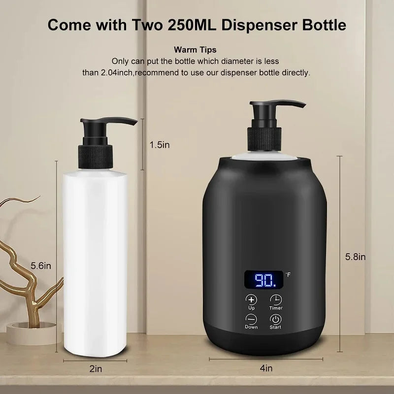 Massage Oil Heater With LED – Temperature Control 30-65C
