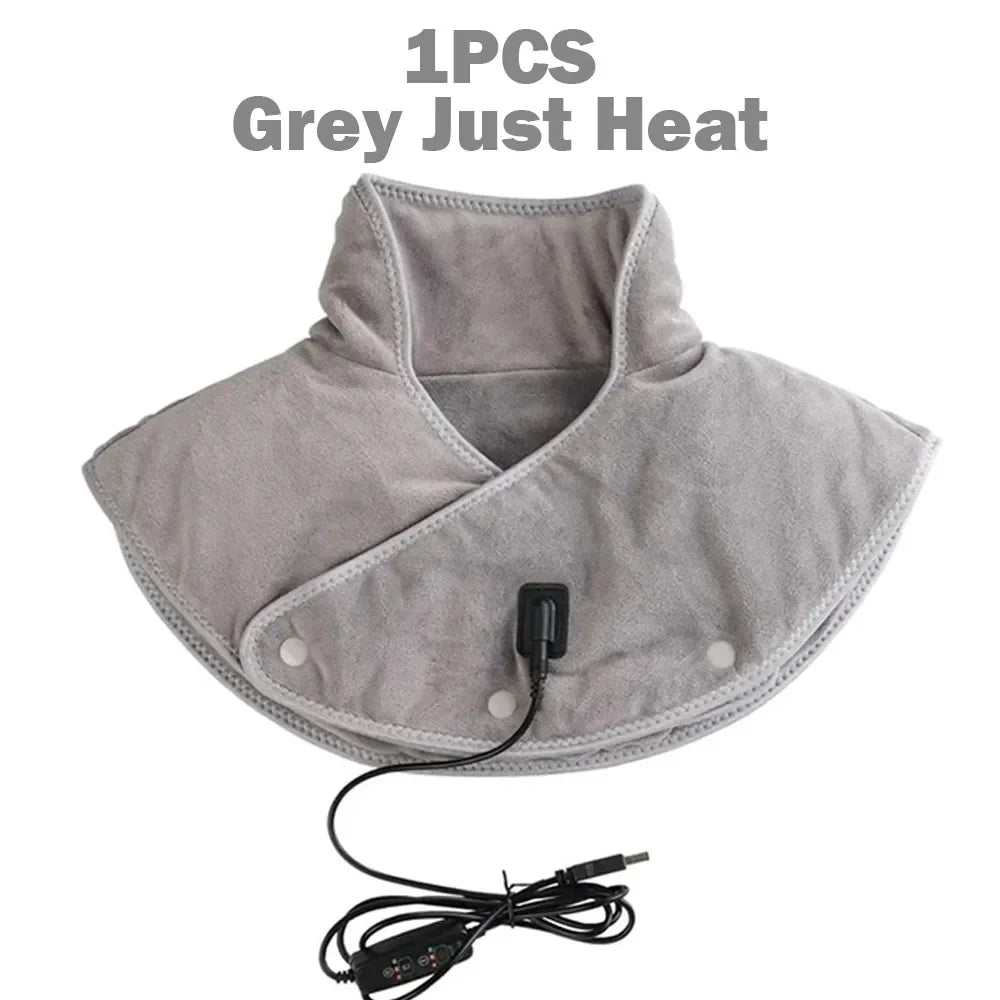 Electric Heating Shoulder Neck Pad Massager 3 Gear Shawl