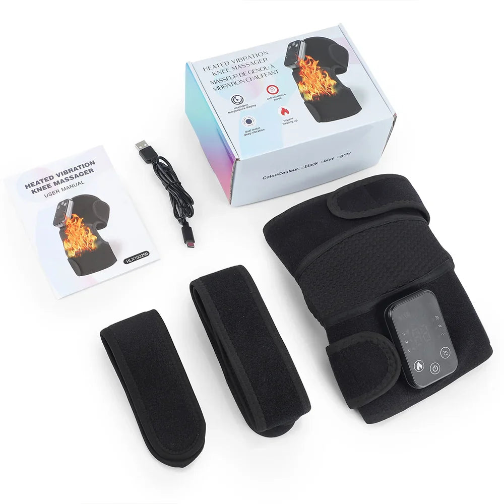Rechargeable Wireless Shoulder Massager With Heat Vibration