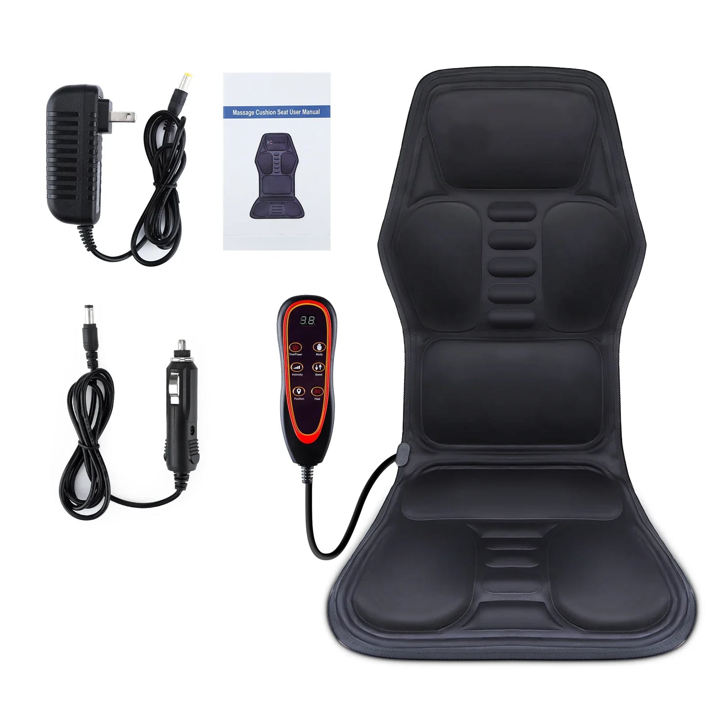 LT-536 Carseat Massage Cushion – Soothing Heat Therapy