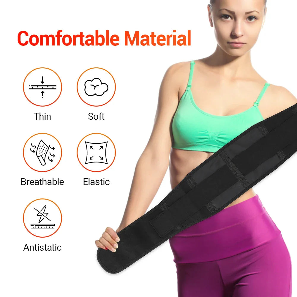 Tourmaline Self-Heating Magnetic Waist Belt
