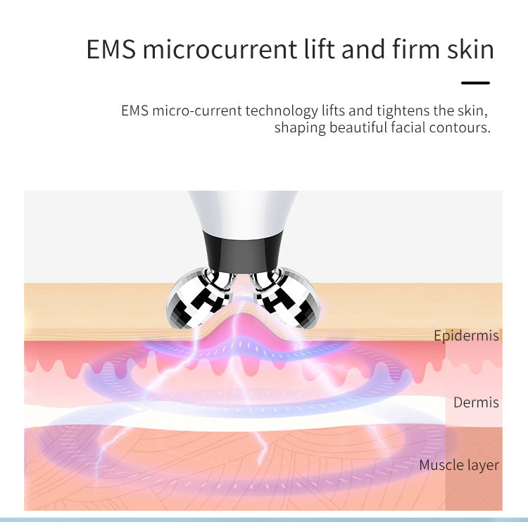 EMS Face Lifting Roller Massager