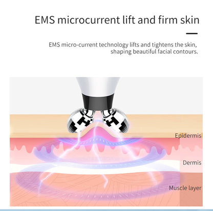 EMS Face Lifting Roller Massager