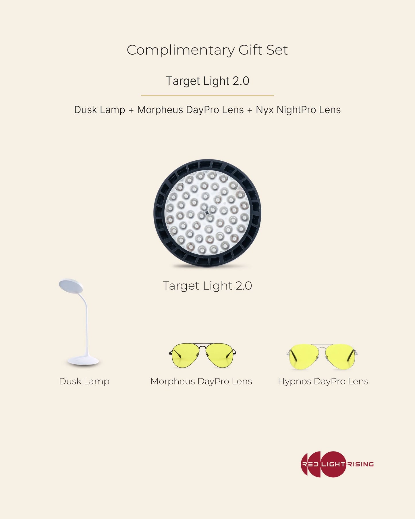 Red Light Rising Target Light 2.0 Handheld Red Light Therapy Device