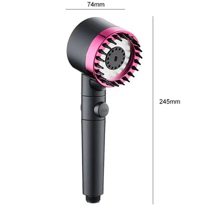 4 Modes Showerhead High Pressure Shower Head With Water Filtration Massage Shower Head Rainfall Shower Bathroom Accessories