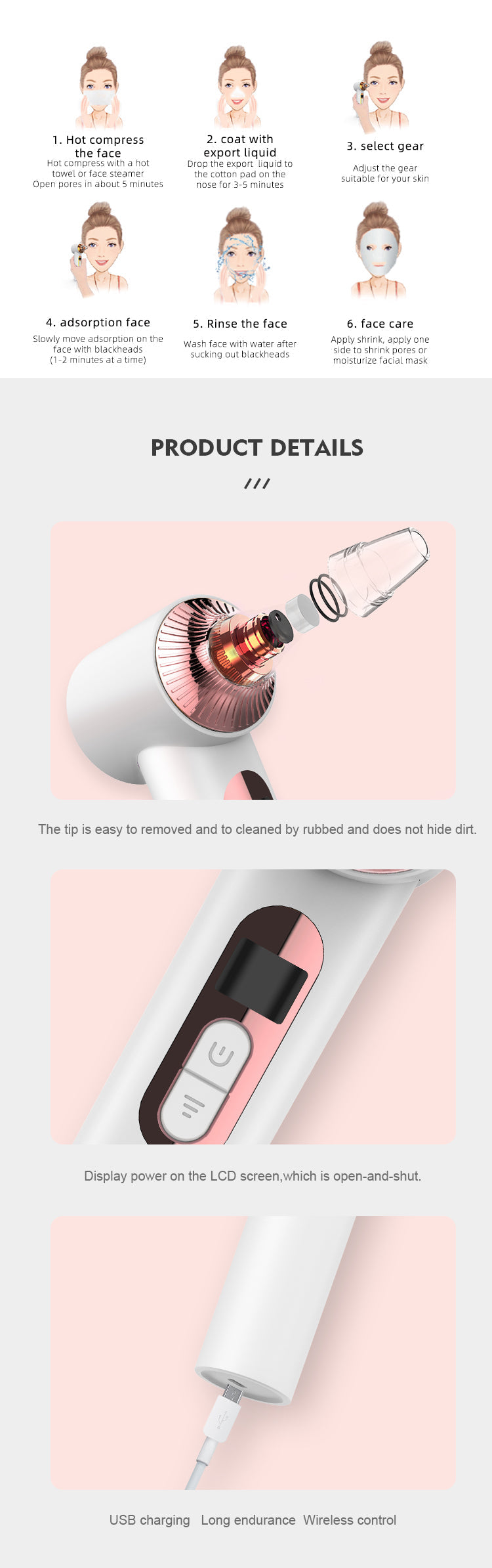 Electric Vacuum Blackhead Remover