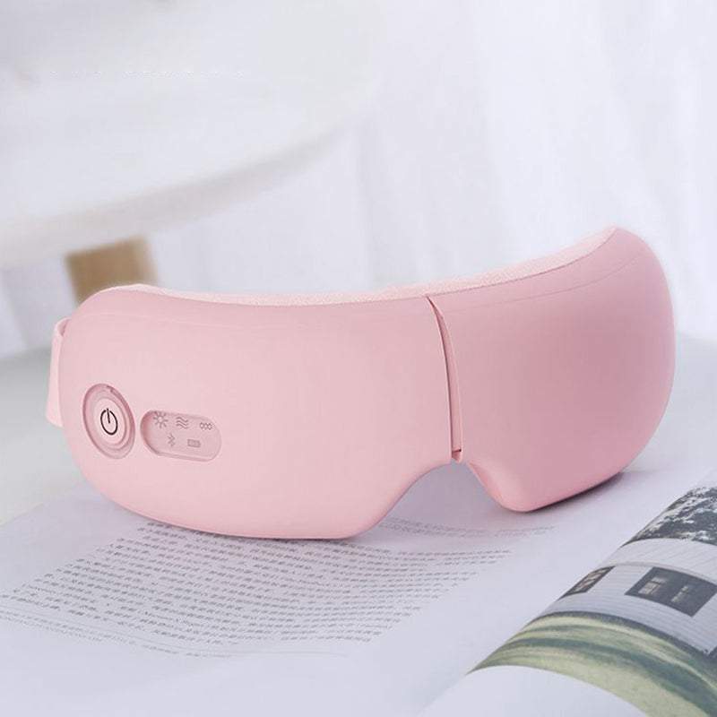 🟢 Eye Care Massage Instrument Foldable Electric Smart Eye Massager With Heat Compression