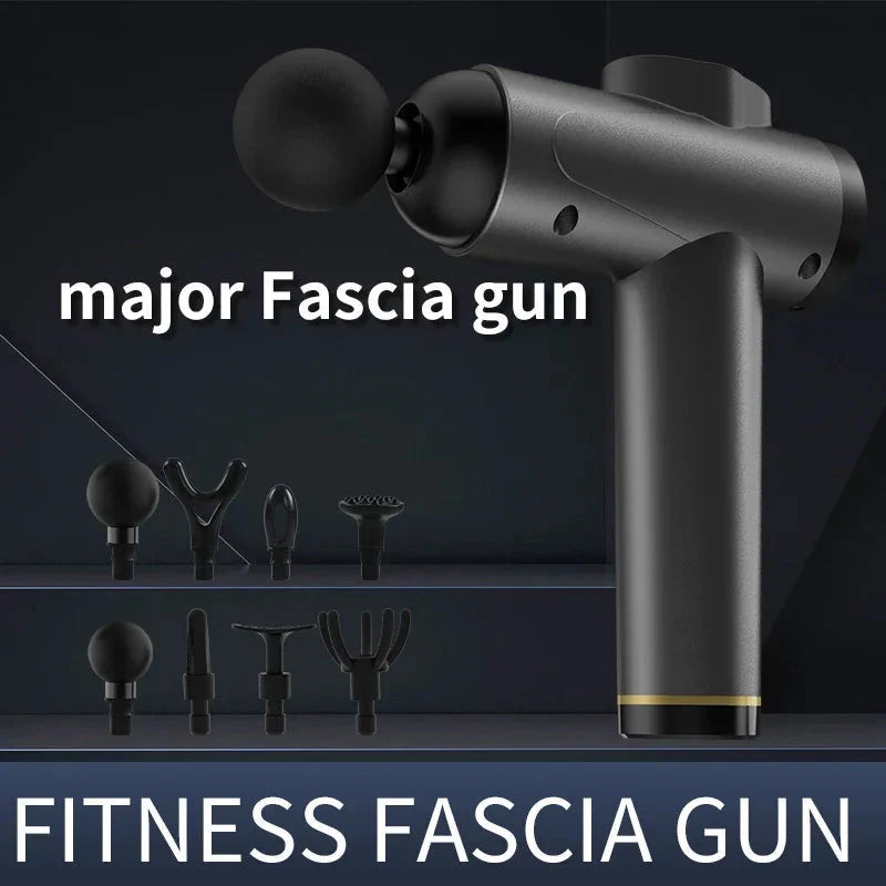 99 Speed Muscle Massager Gun Impact Massager Handheld Back Muscle Massager Gun Relieving Soreness with 8 Massage Heads