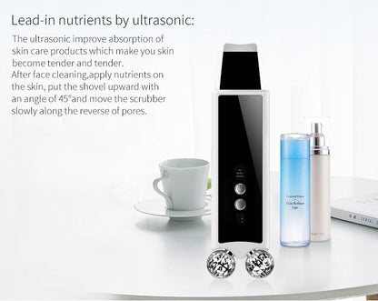 Ultrasonic EMS Facial Skin Scrubber