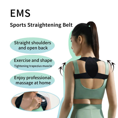 Microcurrent Posture Device For Back Massage - Back Relief