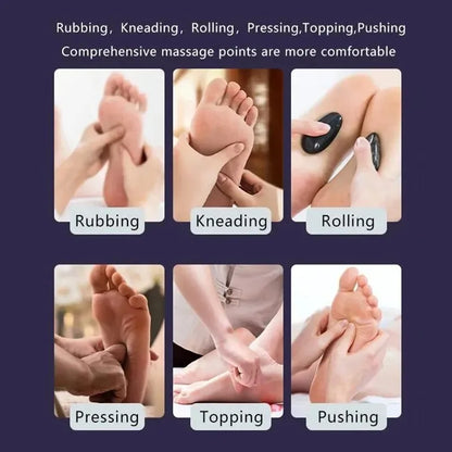 Heated Electric Foot Massager with Shiatsu Kneading, Deep Tissue Calf Massage