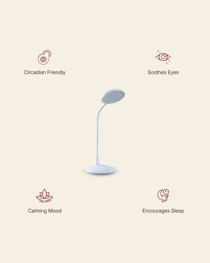 Red Light Rising Dusk Lamp Circadian Red Light Bedside Lamp