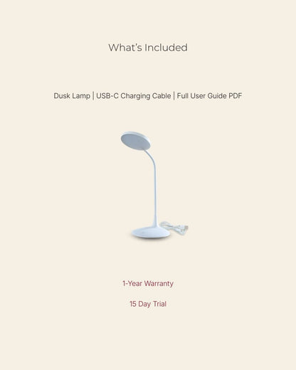 Red Light Rising Dusk Lamp Circadian Red Light Bedside Lamp