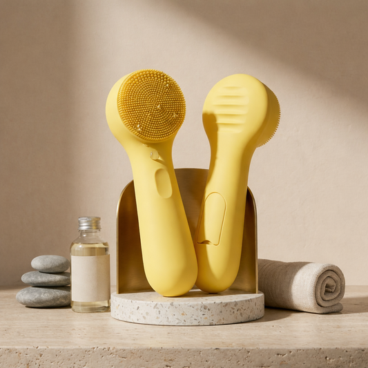 Facial and Nasal Blackhead Cleaner, Silicone Facial Cleansing Brush, Facial Vibration Massage, USB Charging Facial Brush