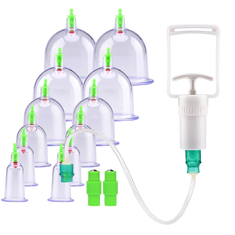 Cupping Massage Cups Therapy Set – Effective Pain Relief Therapy