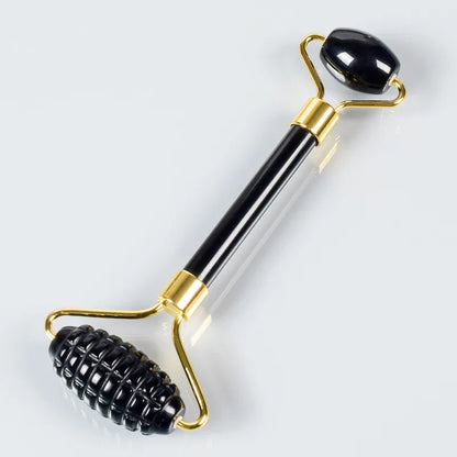 Sawtooth Jade Roller Rose Quartz Gua Sha Face Massager