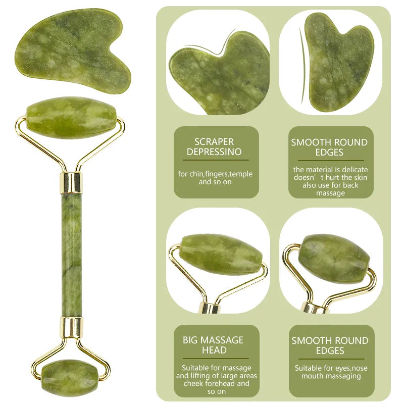 Jade Facial Massage Roller