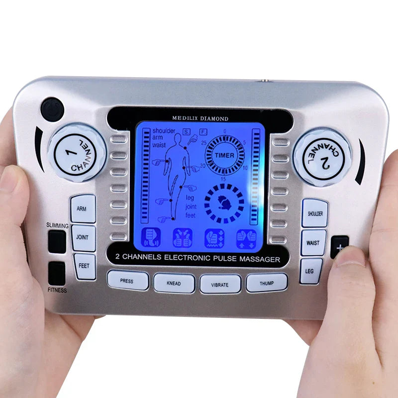 Tens Massager - EMS Muscle Stimulator with Acupuncture & Infrared Therapy