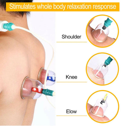 Cupping Massage Cups Therapy Set – Effective Pain Relief Therapy