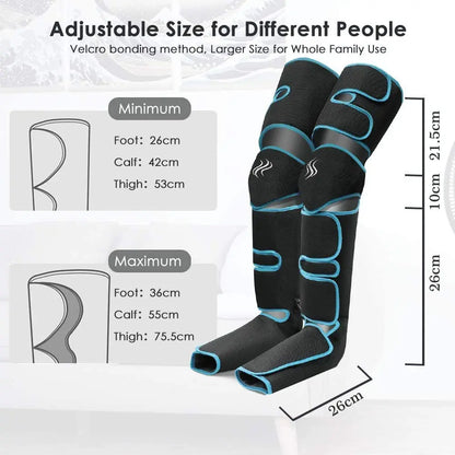 360° Air Pressure Leg Massager for Blood Circulation & Relaxation