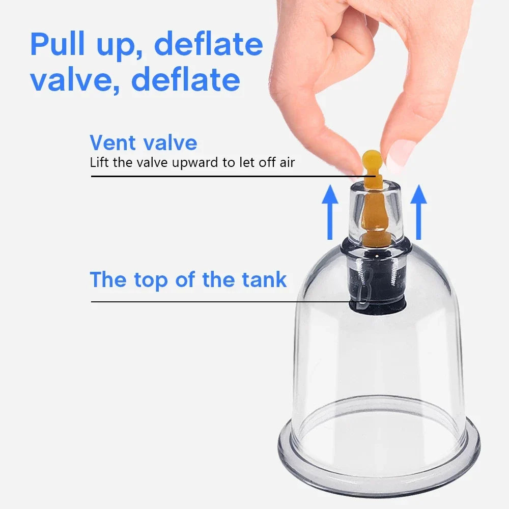 Suction Cup AntiCellulite Cupping Massage Set – Compact And Powerful