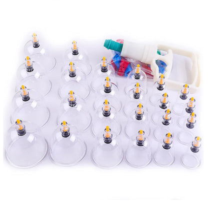 Cupping Massage Cups Therapy Set – Effective Pain Relief Therapy