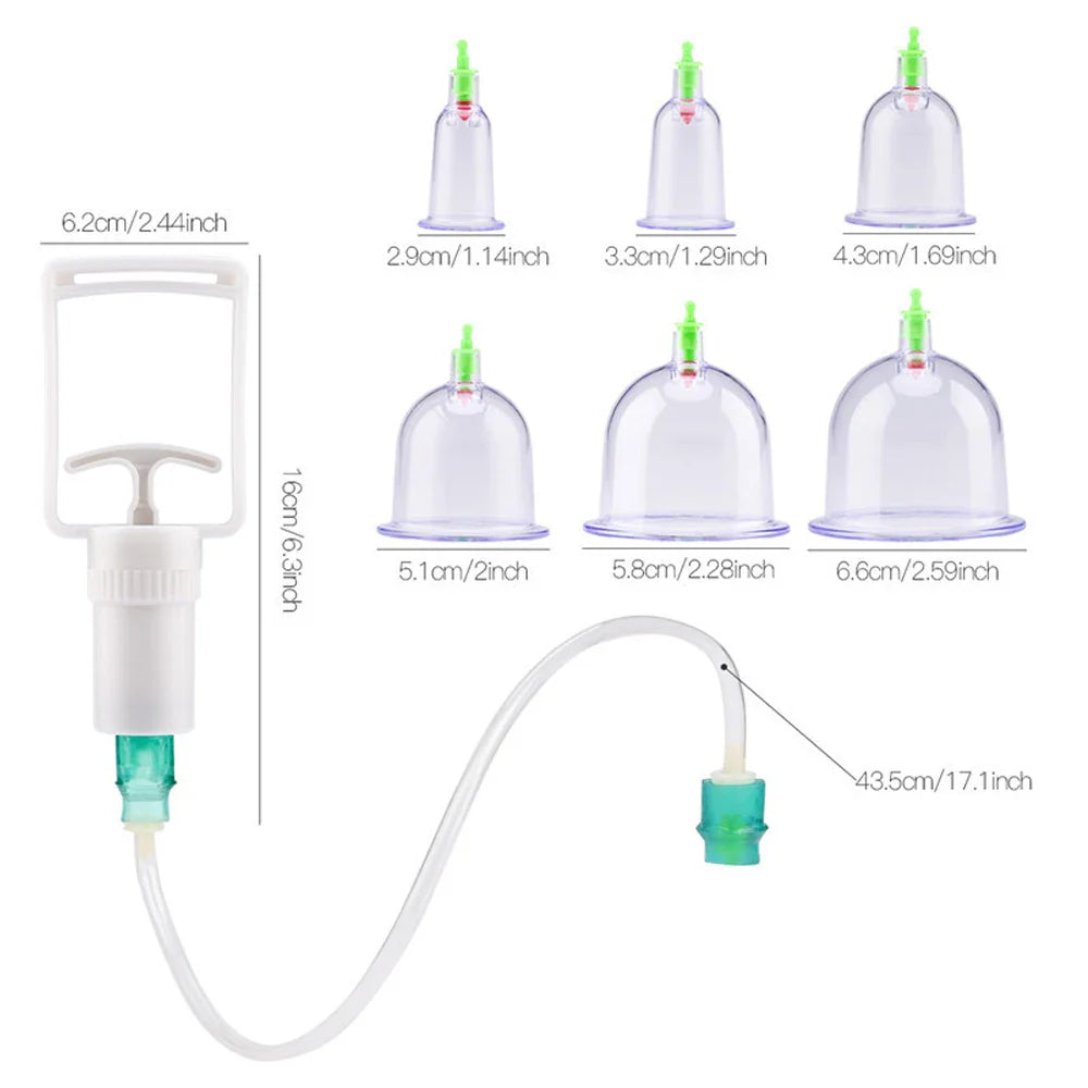 Cupping Massage Cups Therapy Set – Effective Pain Relief Therapy
