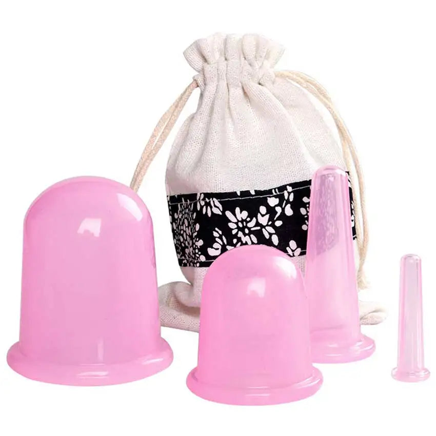 Silicone Facial Massage Cupping Set – Cellulite Therapy