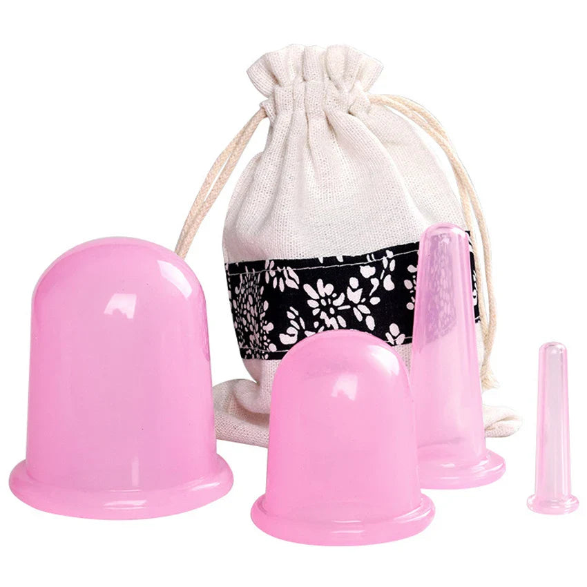 Silicone Facial Massage Cupping Set – Cellulite Therapy
