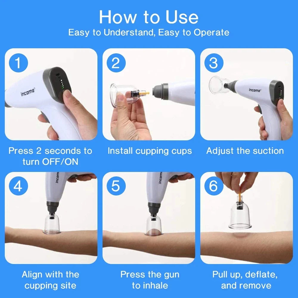 Suction Cup AntiCellulite Cupping Massage Set – Compact And Powerful
