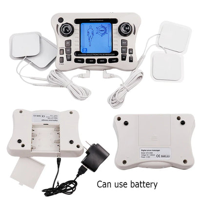 Electronic Pulse Massager Tens EMS Machine for Pain Relief, Muscle Stimulator
