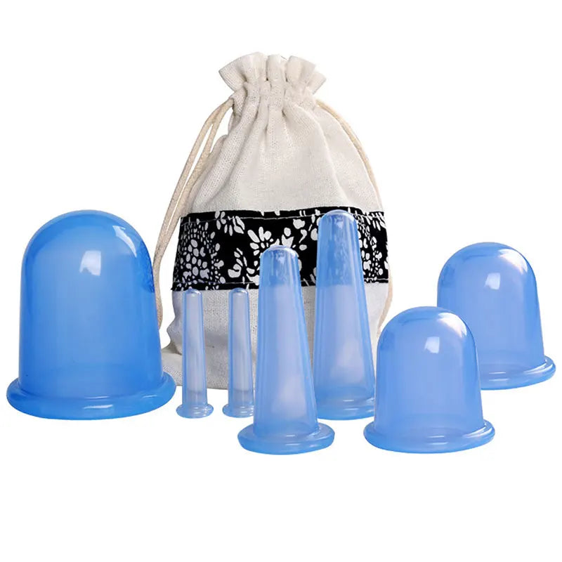 Silicone Facial Massage Cupping Set – Cellulite Therapy