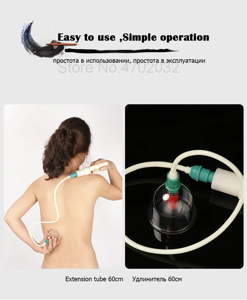 32pcs Massage Vacuum Cupping Therapy Set – Strong Suction