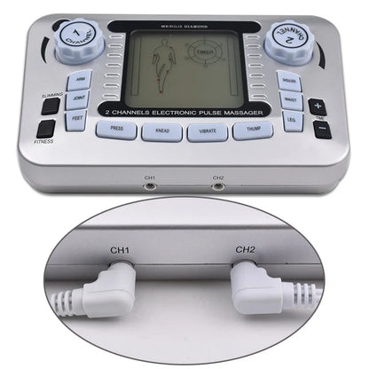 Tens Massager - EMS Muscle Stimulator with Acupuncture & Infrared Therapy