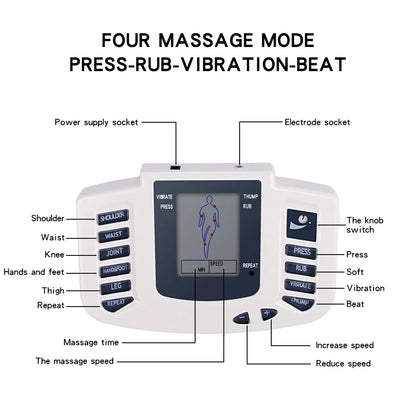 EMS Acupuncture Massager with Tens Digital Pulse Therapy for Home Use