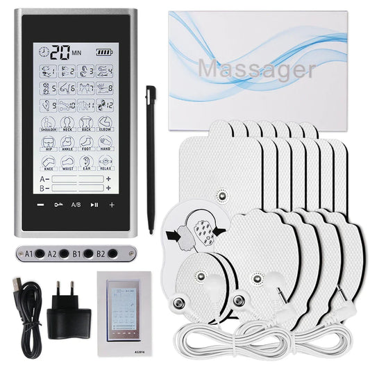 4-Channel EMS Muscle Stimulator with 24 Modes, Body