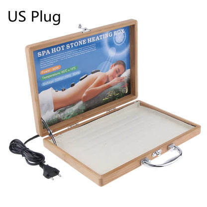 Hot Stone Warmer Box With EU Plug, Stone Heater For Massage Therapy
