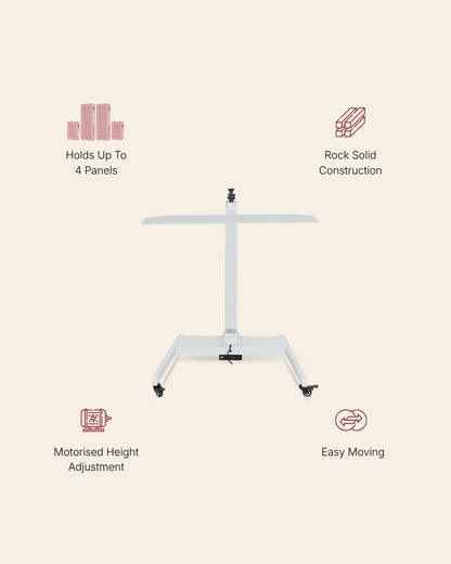 Red Light Rising Horizontal Motorised Stand for Advantage Panels