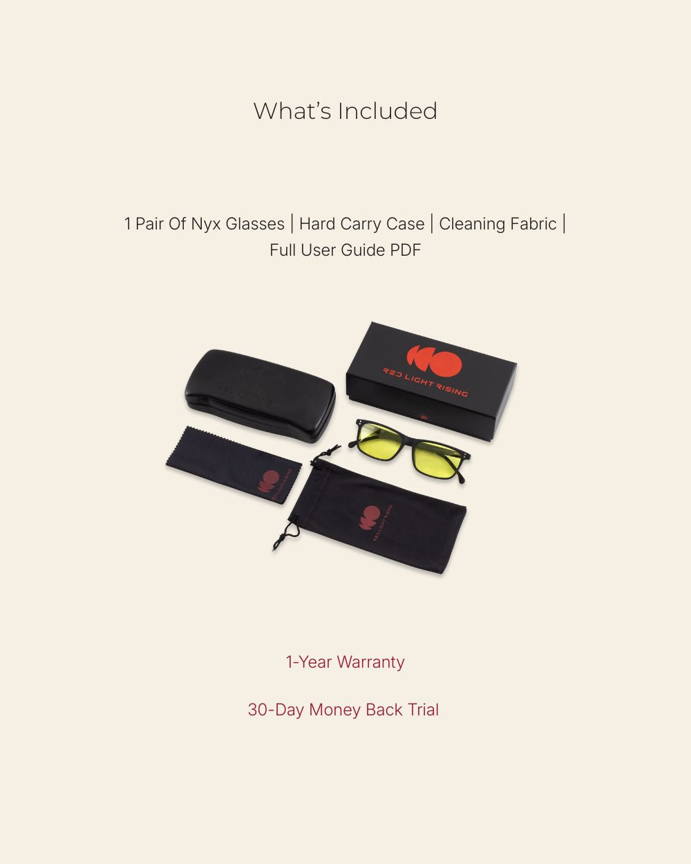 Red Light Rising Nyx Blue Light Blocking Glasses