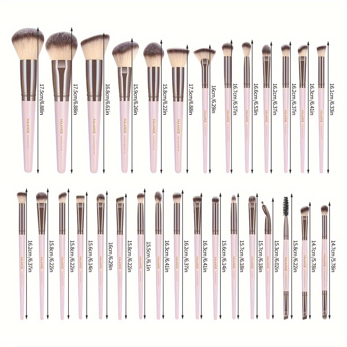 Pro Makeup Brush Set
