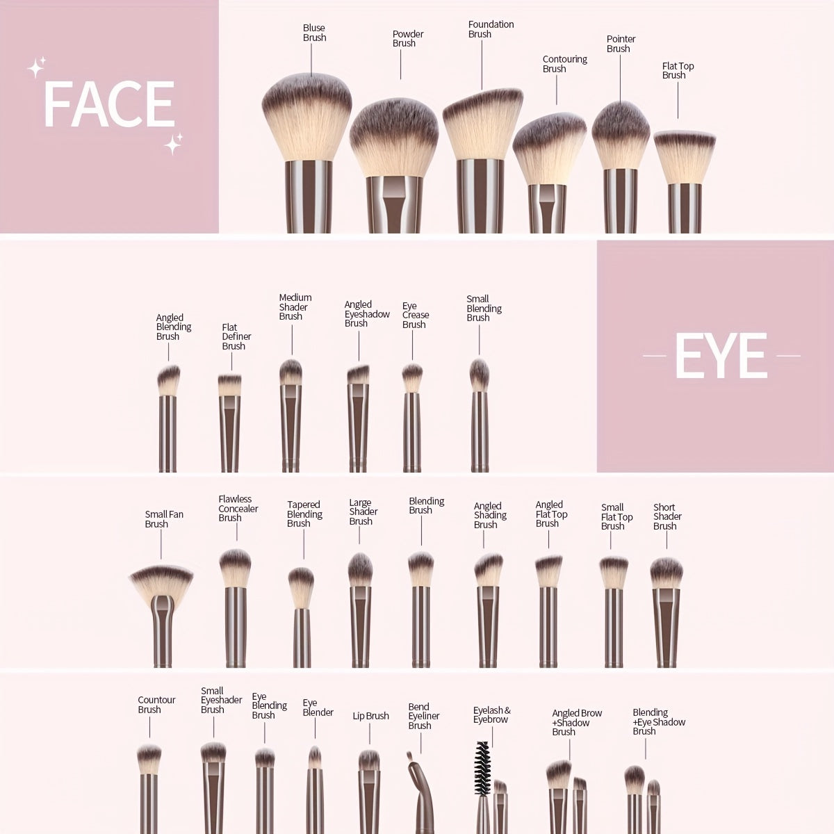 Pro Makeup Brush Set