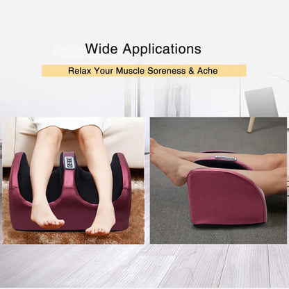 Electric Foot Massager with Heating, Shiatsu Kneading and Roller Massage
