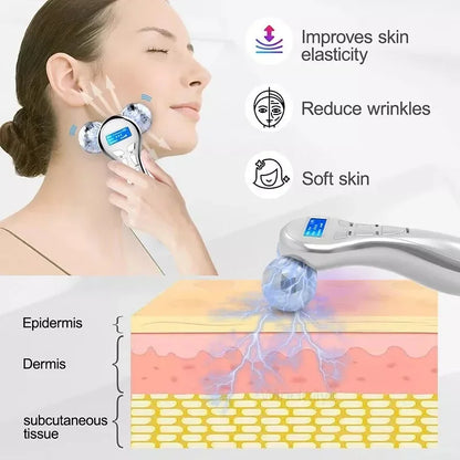4D Micro Current Facial Massager High Frequency - Slimming